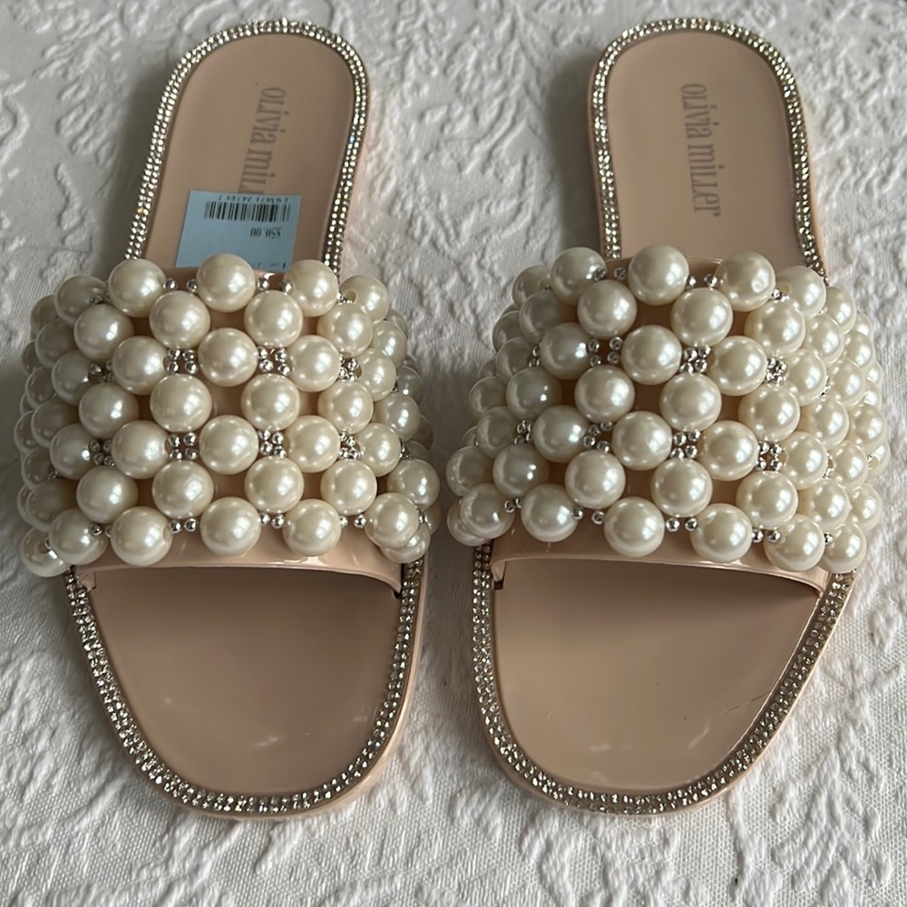 Beautiful PVC Pearl Sandals